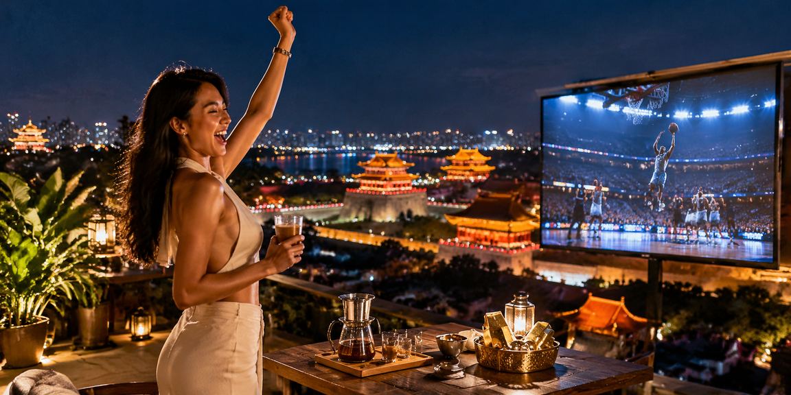 Người dùng tại Huế nhâm nhi cà phê và kiểm tra tài khoản High Roller trên jd1 qua điện thoại
